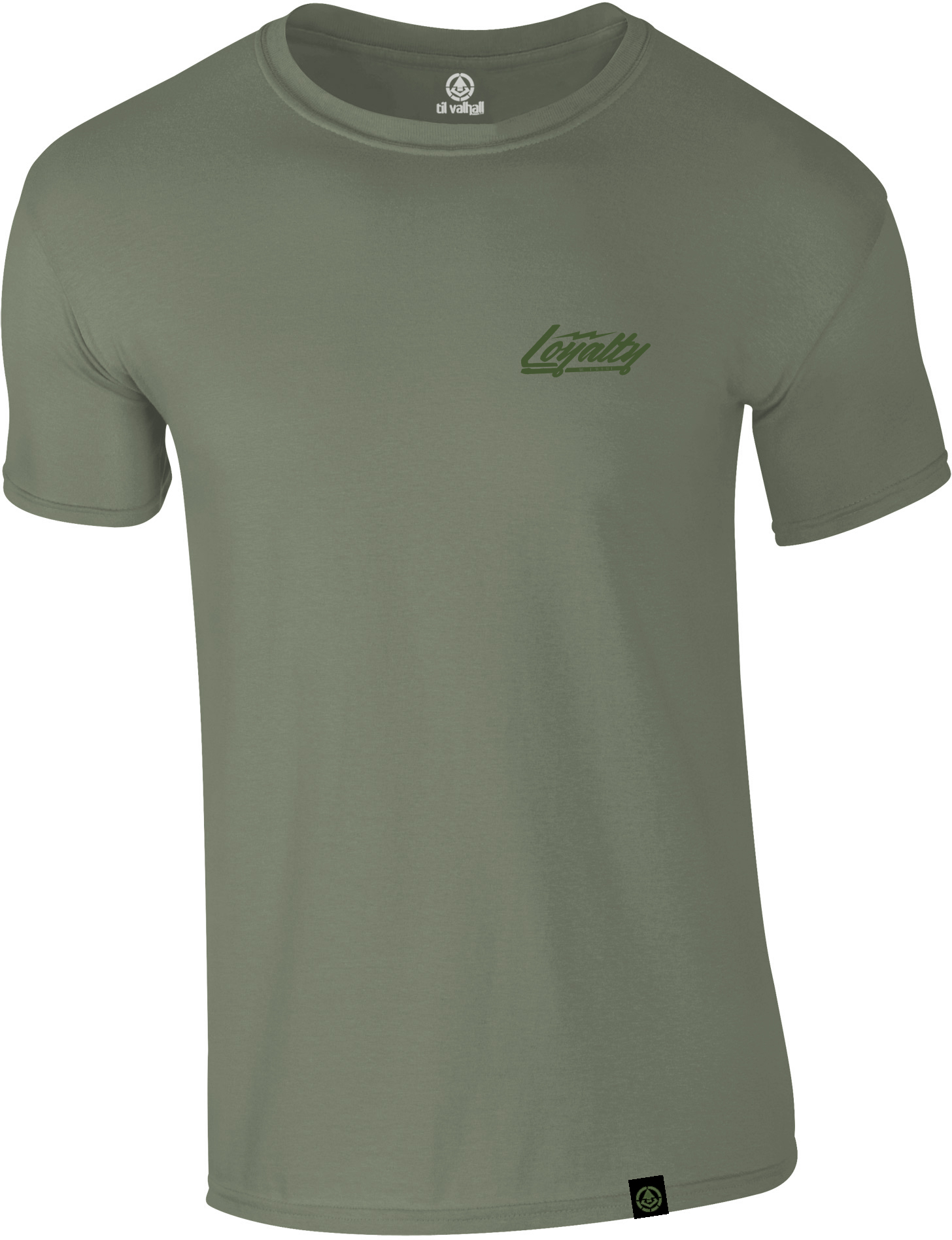 Shirt "LOYALTY", flat dark earth