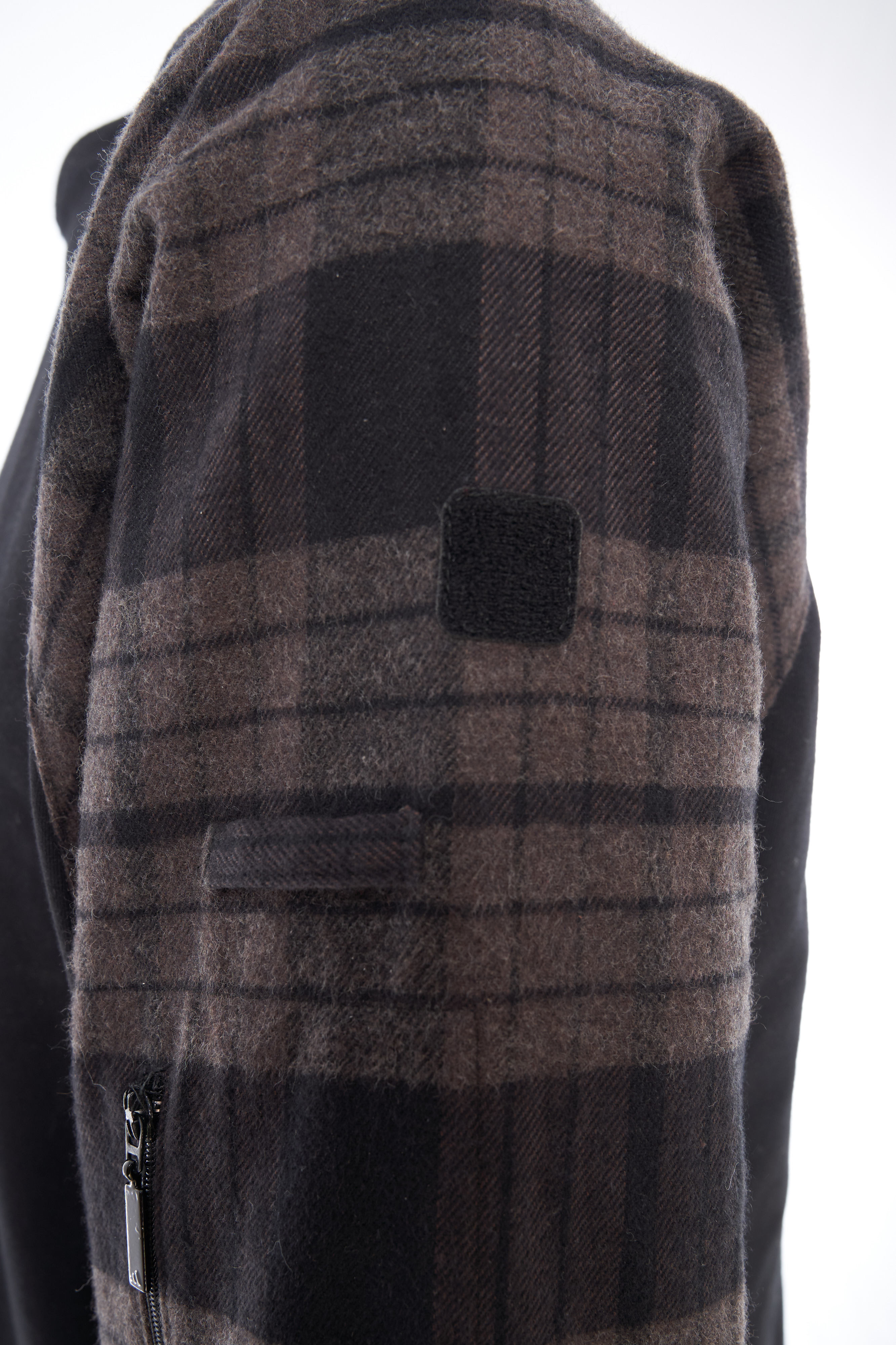 Combatshirt "FLANELL", schwarz-grau