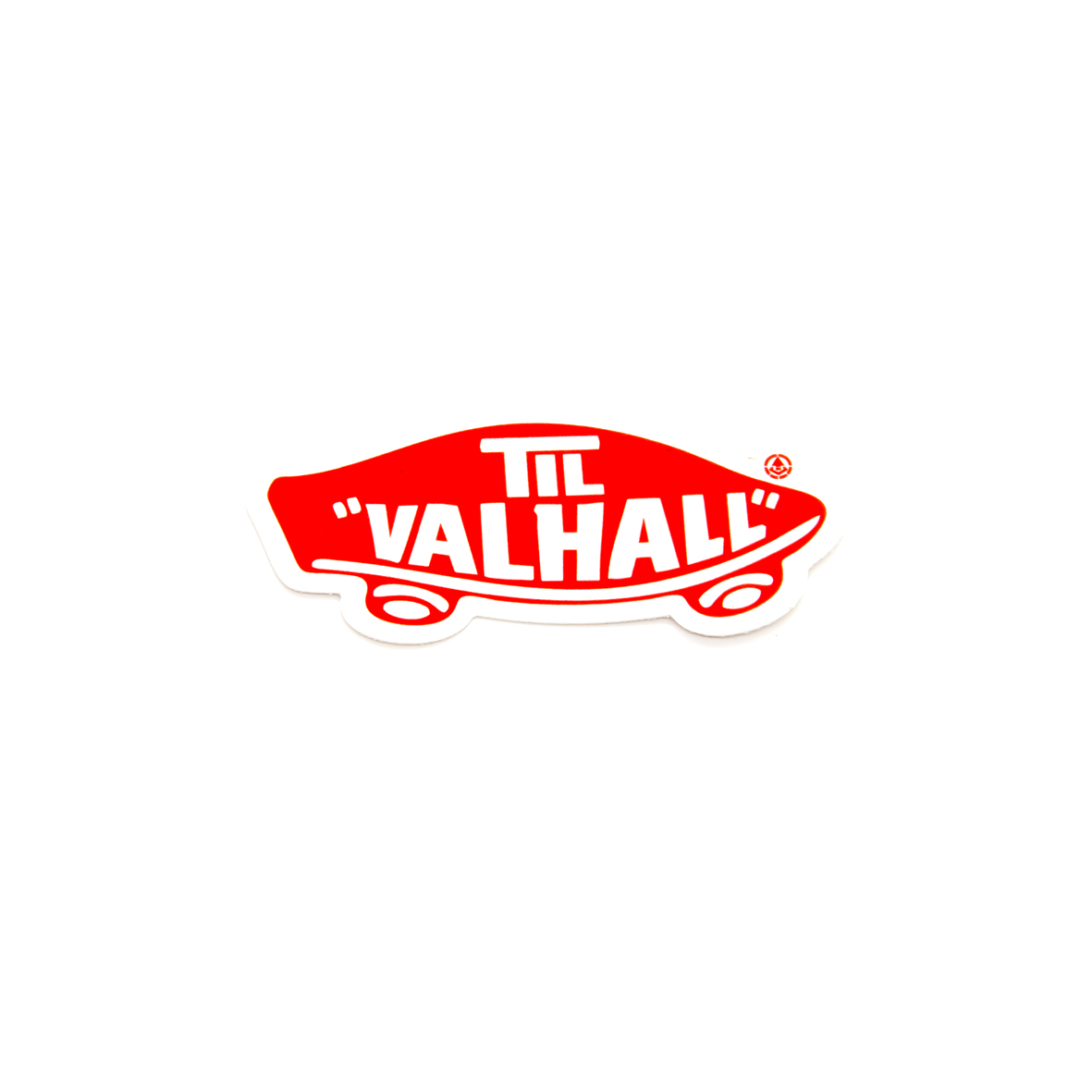 Sticker "VALHALL CLASSIC SKATE", 75mm