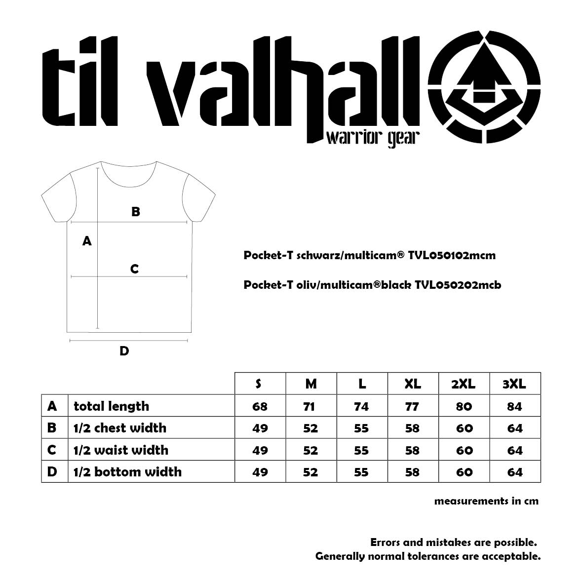 Pocket-T schwarz/multicam®