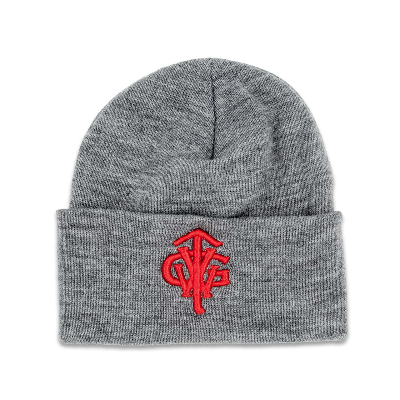 Classic Long Beanie „TVWG COLLEGE“, sportsgrey
