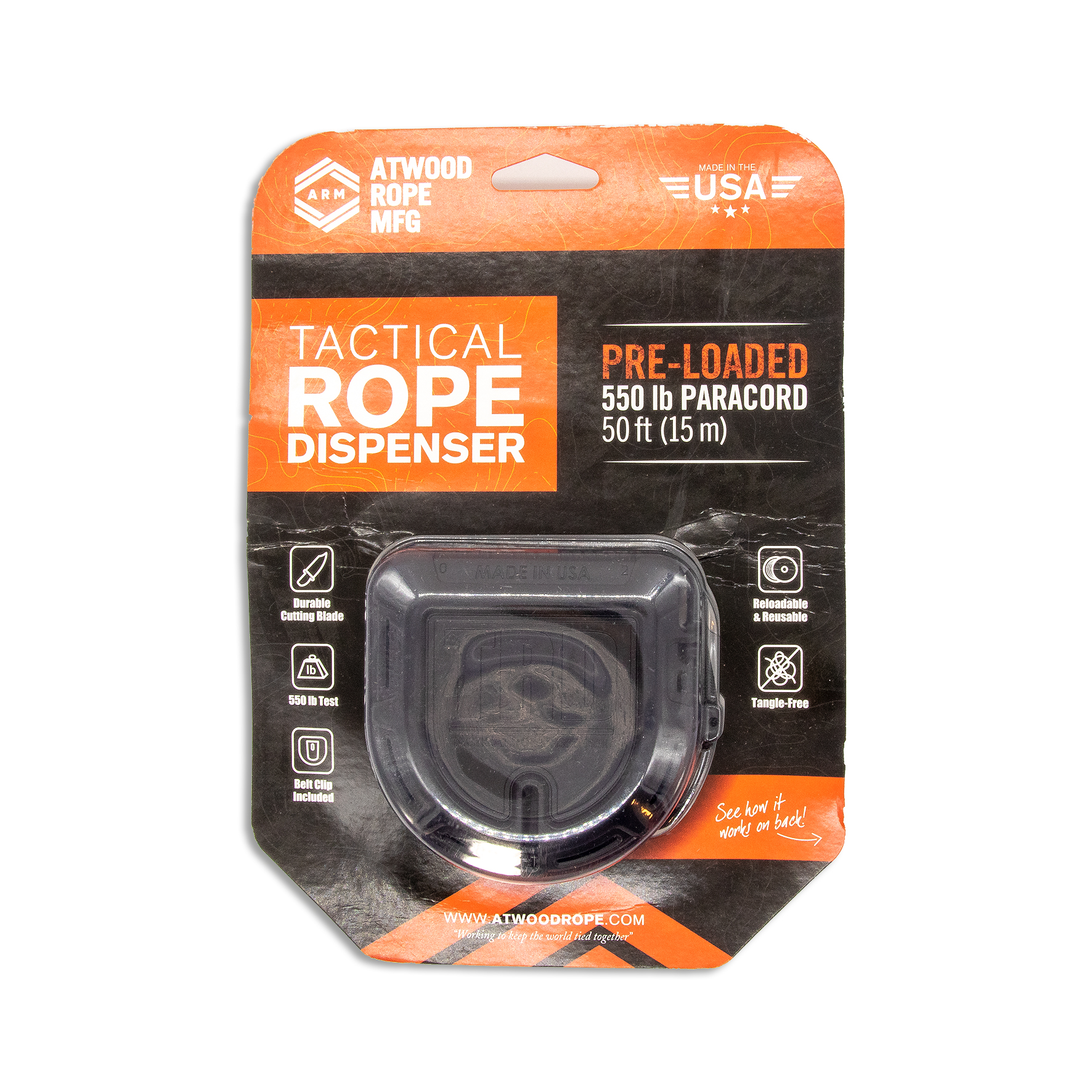 ARM TRD - Tactical Rope Dispenser, schwarz