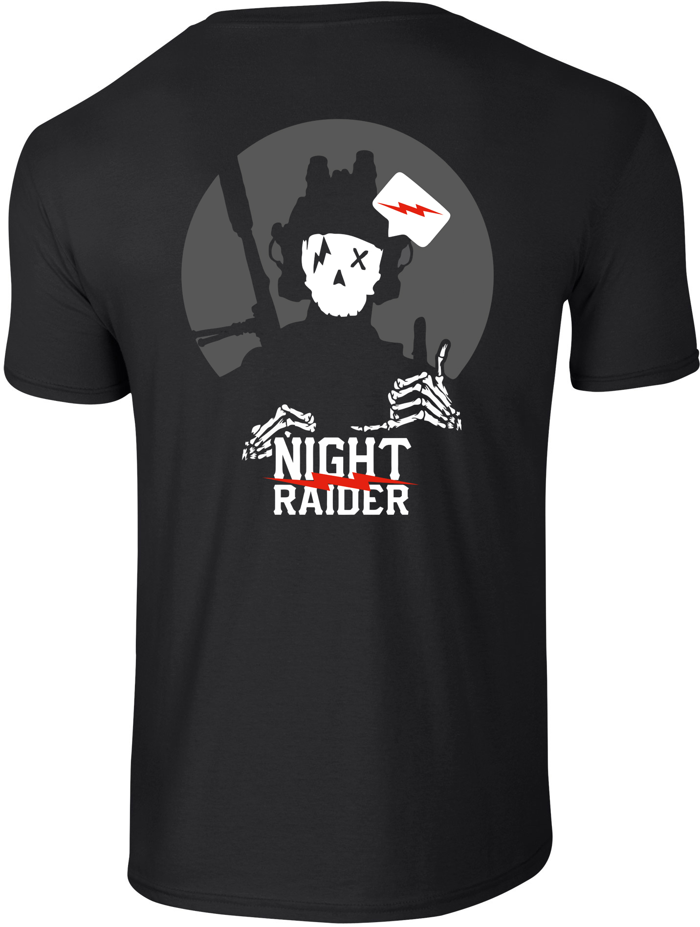 Shirt "NIGHT RAIDER", schwarz