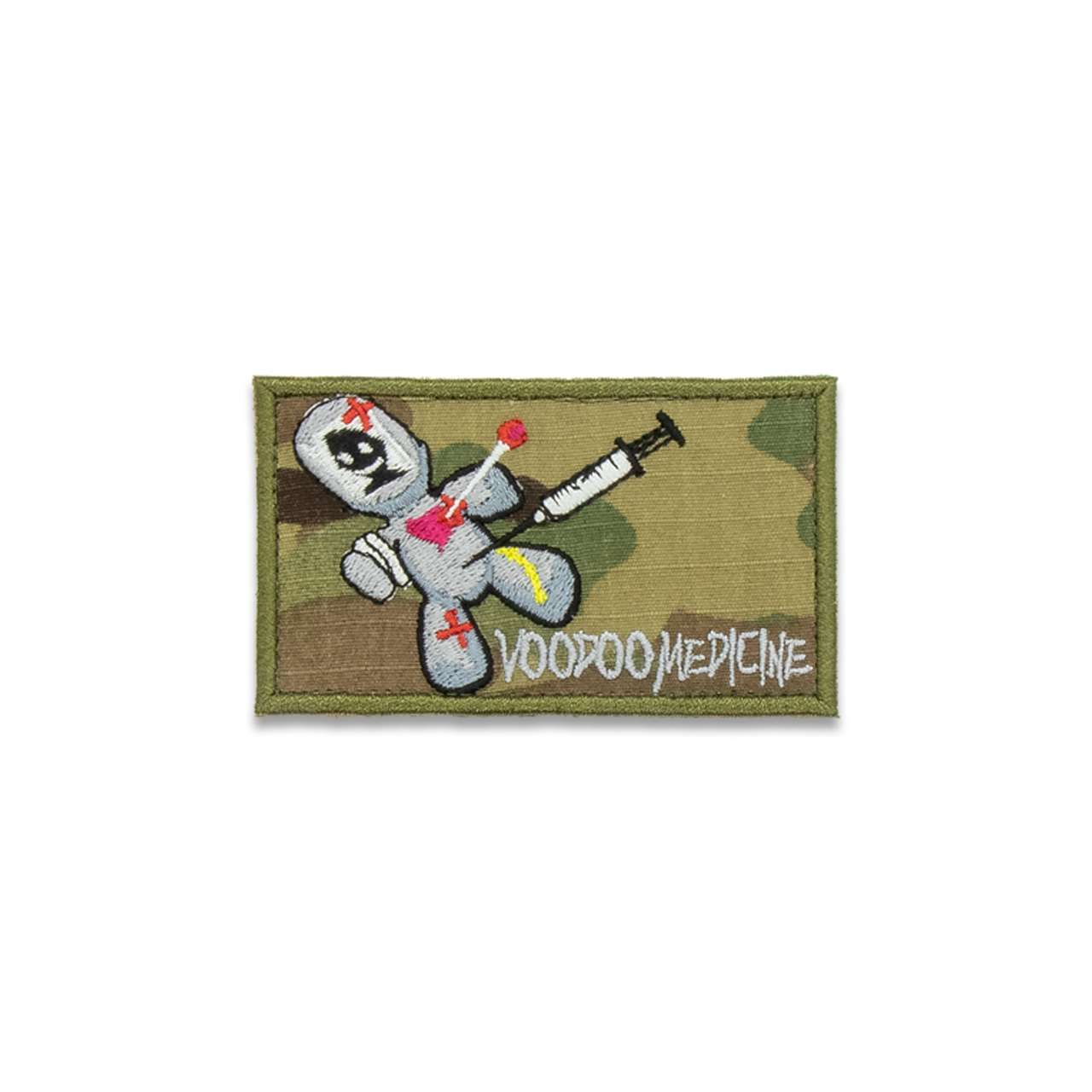 Patch "VOODOO MEDICINE", 50x85 mm, multicam® Patch "VOODOO MEDICINE", 50x85 mm, multicam®