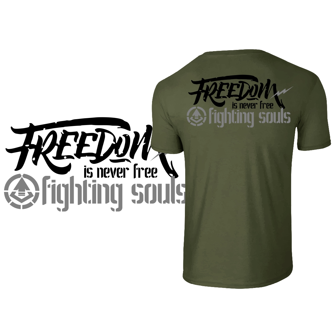 Shirt "FREEDOM" oliv